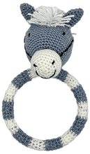 Crocheted Ring Rattles "Animal Theme"