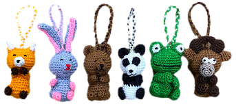 Crocheted Mini Ornaments
