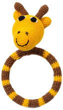 Crocheted Ring Rattles "Animal Theme"