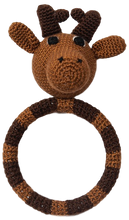 Crocheted Ring Rattles "Animal Theme"