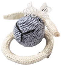 Crocheted Ring Rattles "Animal Theme"