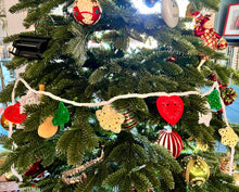 Crocheted Christmas Holiday Garland
