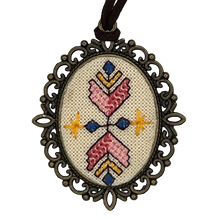 Necklace "Sivas/Svaz" Stitch Embroidery Needlework