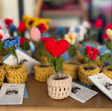 Crocheted Mini Flower Pots