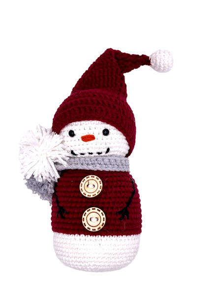 NEW! Crocheted Standing Snowman