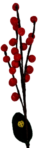 Felt Berry Stems