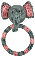 Crocheted Ring Rattles "Animal Theme"