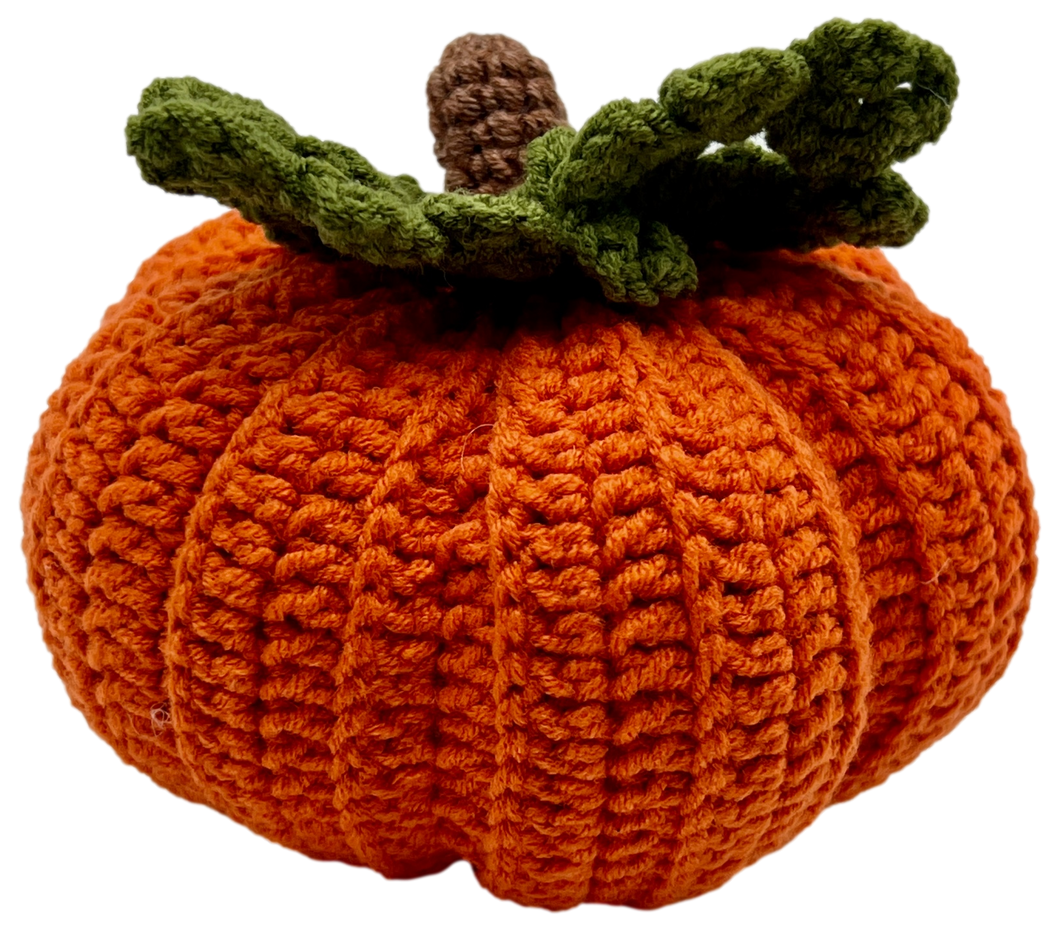 NEW! Crocheted Rustic Pumpkin