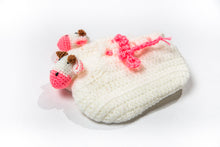 Crocheted Baby Booties "Cow"