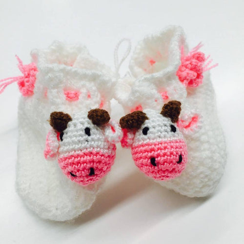 Crocheted Baby Booties 