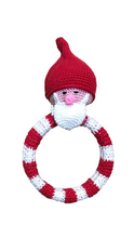 Crocheted Ring Rattles "Christmas Theme"