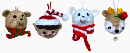 Crocheted Ornament Set 