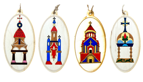 Hand-Painted Wooden Ornaments 