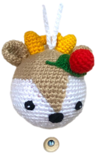 Crocheted Ornament Set "Elf, Fawn, Snowman, Bear"