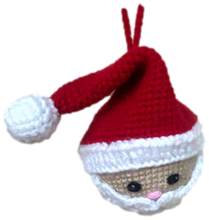 Crocheted Ornament Set "Santa Claus, Mrs. Claus, Reindeer, Polar Bear"
