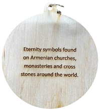 Hand-Painted Wooden Ornaments "Eternity Symbol Series"