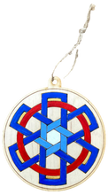 Hand-Painted Wooden Ornaments "Eternity Symbol Series"