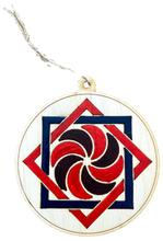 Hand-Painted Wooden Ornaments "Eternity Symbol Series"