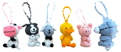 Crocheted Mini Ornaments 