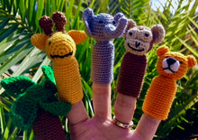 Crocheted Finger Puppet Set "Jungle"
