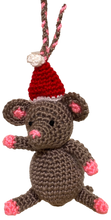Crocheted Ornament "Christmas Mouse"