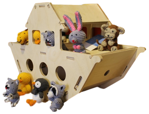 Wooden Model of Noah's Ark