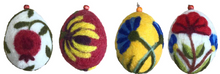 Wool Felt Oval-Shaped Ornament Set "Ourfa"