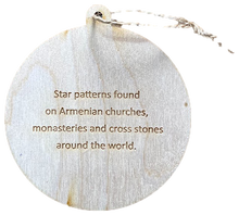 Hand-Painted Wooden Ornaments "Star Series"