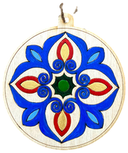 Hand-Painted Wooden Ornaments "Star Series"
