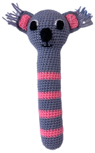 Crocheted Stick Rattles "Animal Theme"