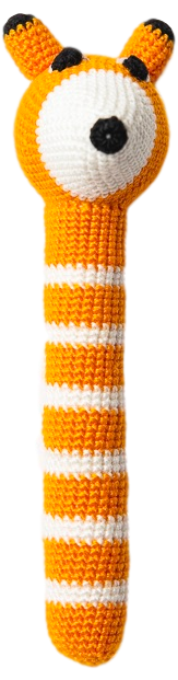 Crocheted Stick Rattles 