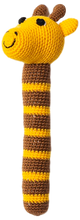 Crocheted Stick Rattles "Animal Theme"