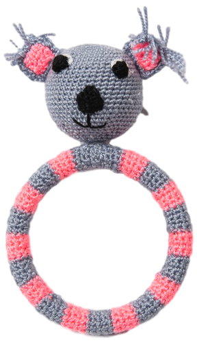Crocheted Ring Rattles 