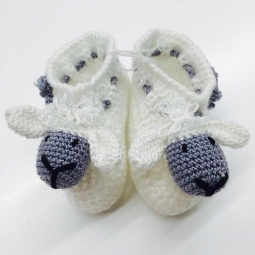 Crocheted Baby Booties 